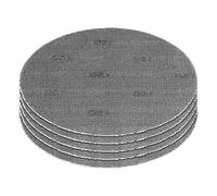 Trend Discos de lija de malla de 150 mm para lijadora órbital aleatoria, grano 80, AB/150/80M, paquete de 5