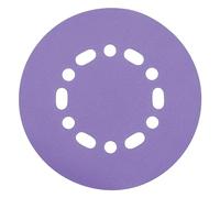 Trend Discos de lija óxido aluminio 150 mm grano 120, 50 para excentricos | Pack de 50 discos de óxido de aluminio para lijadora orbital aleatoria: madera y retirada de pintura, AB/150/120A/B