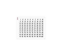 TREND Enterprises Inc. Nmeros 1-100 Tabla de limpieza 17"" x 22""""