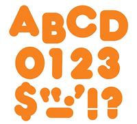 Trend Enterprises - Lote de 72 letras informales, 10,2 cm, color naranja (T-475)