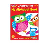 Trend Enterprises Mi libro de estrellas del alfabeto con forma de b ho para borrar!