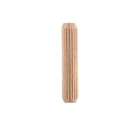 Trend Espigas de Madera 6 x 30 mm, Pack de 200, Haya con Ranuras para Cola a lo Largo, Certificación FSC DWL/6X30/200