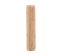 Trend Espigas de Madera 8 x 40 mm, Pack de 200, Haya con Ranuras para Cola a lo Largo, Certificación FSC DWL/8X40/200