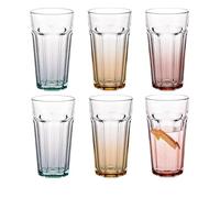 TREND FOR HOME Vasos de cóctel grandes Cuba Libre, 630 ml, juego de 6 vasos de agua para cócteles, juego de vasos de agua XXL, diseño retro, colección GIGI, lavar a mano (700 ml)