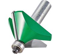 Trend Fresa 45° V para chaflán, vástago 1/2, Ø51 mm TCT | Tungsteno-carburo para ranuras V 45° y chaflanes en madera, vástago 1/2", Ø51 mm, C197X1/2TC