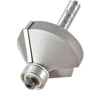 Trend Fresa bisel 45° con rodamiento, vástago 1/4, Ø35,1 mm | Para biseles decorativos 45° limpios; guiada por rodamiento, plaquita carburo, 12 mm de corte, 46/360X1/4TC