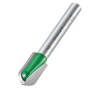 Trend Fresa Cavetto para Router TCT 1/4" Radio 5mm Corte 18mm | Fresa de carburo (TCT) para perfiles decorativos limpios, radio 5 mm y diámetro de corte 18 mm, C053AX1/4TC