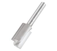 Trend Fresa de 2 flautas TCT 1/4” vástago Ø15 mm, corte 25 mm | Corte limpio en madera con 2 flautas y puntas de carburo de tungsteno; longitud 25 mm, 4/1X1/4TC