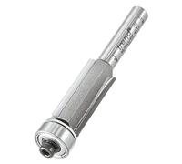 Trend Profesional Cortador de Recorte con Rodamiento Guiado de Triple Filo, Vástago de 1/4 Pulgada, Diámetro de Corte de 12.7mm, Longitud de Corte de 25.4mm, metal duro (TCT), 46/80X1/4TC