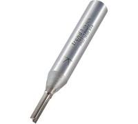 Trend Fresa doble filo Ø3,2 x 12,7 mm, vástago 8 mm para madera | Fresa para hacer ranuras y cantos limpios en madera; plaquitas de carburo para cortes precisos. TR01X8MMTC