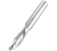 Trend Fresa espiral descendente 8 mm, vástago 8 mm, Ø8x25 | Fresa para router: corte a izquierda, carburo de tungsteno sólido, vástago 8 mm, Ø8 mm, 25 mm, S55/06LHX8MMSTC