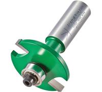 Trend Fresa Guía para Galletas con Rodamiento, vástago 1/2", 4 mm | Cuchilla TCT con rodamiento; longitud de corte 4 mm; vástago 1/2"; para galletas 0/10/20; C152X1/2TC