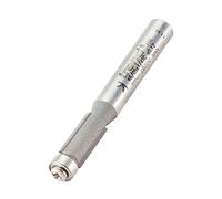 Trend Profesional Recortadora Guiada, Vástago de 1/4 Pulgada, Diámetro de 6.35mm, Longitud de Corte de 12.7mm, Montado en Rodamiento, metal duro (TCT), 46/05X1/4TC