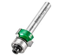 Trend CraftPro Fresa de Radio Guiada, Vástago de 1/4 Pulgada, Radio de 2mm, Longitud de Corte de 9.5mm, Incluye Múltiples Rodamientos, metal duro (TCT), C074CX1/4TC