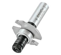 Trend Fresa Ovolo con Rodamiento, Radio 12,7 mm, Mango 1/2” | Ideal para bordes decorativos: guía el perfil con TCT de carburo y rodamiento alternativo, 46/150X1/2TC