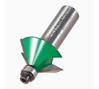 Trend Fresa para bisel TCT, vástago 1/2", 12,7 mm, 45° V | Cuchilla de carburo de tungsteno para chaflanes limpios y ranura V 45°, vástago 1/2", 12,7 mm. C049X1/2TC