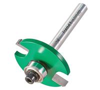 Trend Fresa para lengüetas con rodamiento, vástago 1/4, 4 mm | Guía con rodamiento para ranuras precisas de lengüetas; carburo de tungsteno, 4 mm, C152X1/4TC