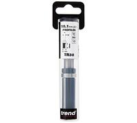 Trend Fresa perfiladora guiada 1/2" 19,1 mm carburo TR30 | Perfilado preciso para perfiles limpios de 19,1 mm; corte 50 mm, mango 1/2", carburo TR30X1/2TC