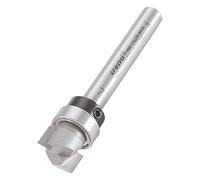 Trend Fresa perfiladora guiada 12,7x6,35mm, vástago 1/4'' | Fresado preciso con rodamiento 1/2'' y punta de carburo de tungsteno, 46/911X1/4TC