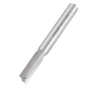 Trend Fresa recta 2 flautas para router, vástago 1/4, 6,3x19mm | Corte de precisión para ranuras rectas limpias en madera y tableros, plaquitas TCT de carburo de tungsteno.