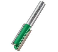 Trend Fresa recta de 2 cortes TCT, vástago 1/4, 10x25mm | Corte recto preciso y limpio con puntas de carburo de tungsteno; 10x25 mm, C016CX1/4TC