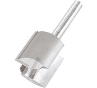 Trend Fresa recta doble canal HM 1/4" vástago Ø25mm L25mm | Cutter profesional TCT de carburo de tungsteno para cortes rectos limpios; vástago 1/4" Ø25mm, 4/70X1/4TC