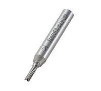 Trend Fresa recta doble filo 2,5x8 mm, vástago 1/4 TCT | Cuchilla de carburo de tungsteno para cortes limpios y precisos en madera y paneles. Vástago 1/4, C001EX1/4TC