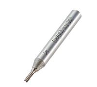 Trend CraftPro - Broca de corte recto de dos flautas, vástago de 1/4 pulgadas, diámetro de corte de 2 mm y longitud de corte de 5 mm, punta de carburo de tungsteno, C001CX1/4TC