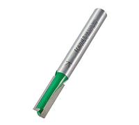 Trend Fresa Recta Doble Filo 6,3 mm, vástago 1/4, TCT 19,1 mm | Carburo de tungsteno TCT con 19,1 mm de longitud de corte; fresado limpio en madera, C007X1/4TC