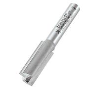 Trend Fresa recta doble flauta TCT 1/4" 9,5x25mm | Fresa de router profesional con puntas de carburo de tungsteno para cortes limpios en madera, 3/50x1/4TC