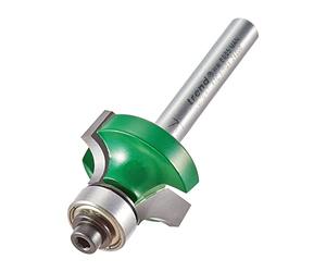 Trend Fresa Redondear con Rodamiento 1/4" R6,3 Corte 12,7mm | Guía de rodamiento Trend: radio 6,3 mm, corte 12,7 mm, vástago 1/4", metal duro TCT, incluye rodamientos (C076X1/4TC).