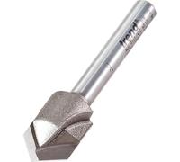 Trend Fresa V 45° Alucobond 1/4" Vástago, Ø13 x 10 mm