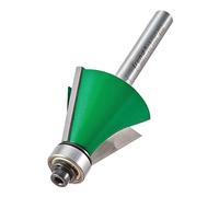 Trend Fresa V 67,5° con vástago 1/4" y corte 30,9 mm (TCT) | Crea ranuras en V de 67,5° y chaflanes limpios en madera y paneles con puntas de carburo y vástago 1/4".