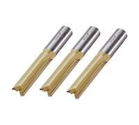 Trend Fresas para ranuras plan de trabajo 2 labios 12,7x50 mm (3) | 3 uds BR01/3 para ranuras precisas en encimeras: 50 mm de corte, carburo de tungsteno, 12,7 mm x 50 mm