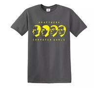 Trend Gear Computer World - Camiseta de Kraftwerk, regalo divertido, gris oscuro, XL