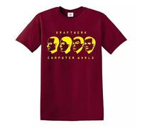 Trend Gear Computer World - Camiseta de Kraftwerk, regalo divertido, rojo (Maroon), 4XL