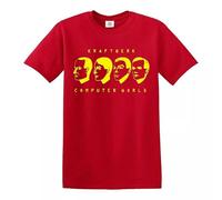 Trend Gear Computer World - Camiseta de Kraftwerk, regalo divertido, rosso, L