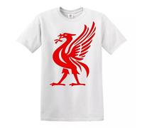 Trend Gear Liverpool Liver Bird Sports Liverpudlian - Camiseta con logotipo de regalo, blanco, XL