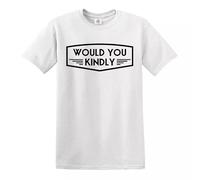 Trend Gear Would You Kindly - Camiseta divertida de videojuegos, regalo, blanco, M