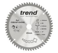 Trend Hoja sierra circular TCT aluminio/plástico 184mm 16mm 58T