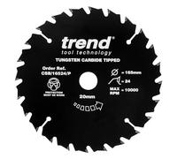 Trend Hoja sierra circular TCT PTFE 165 mm, 20 mm, 24 dientes