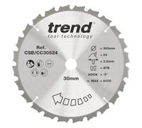 Trend Hoja sierra ingletadora 305mm 24T TCT grueso -5° 30mm