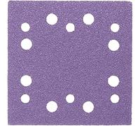 Trend Hojas de lija de circonio de 1/4 (114 x 110 mm), grano 80, AB/QTR1/80Z, paquete de 10