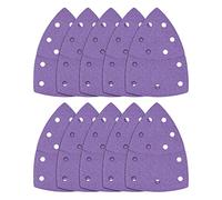 Trend Hojas de lija Delta de circonio de 102 x 151 mm, grano 80, AB/DET/80Z, paquete de 10