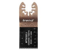 Trend Hojas Multiherramienta CrV, 34 mm, Dientes Gruesos, Pack de 5, Estilo Japonés para Madera y Pladur, MTB/32CJ