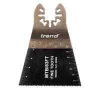 Trend Hojas Multiherramienta CrV, 68 mm, Dientes Finos, Pack de 5, Para Madera y Plástico, MTB/63FT