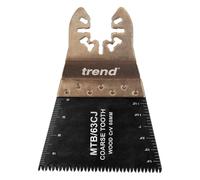Trend - Cuchillas multiherramienta, 5, 68 mm, dientes gruesos estilo japonés de acero CrV para madera y placas de yeso, compatibilidad universal con las principales marcas, MTB/63CJ