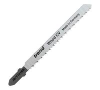 Trend JB/T101BR - Hojas de sierra de calar profesionales, 5 unidades, 100 mm x 2,5 mm, corte descendente CV, corte de madera de precisión, vástago en T universal, JB/T101BR