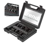 Trend Juego de cortadores de iniciación de 12 piezas, contiene una gama de los cortadores más utilizados para la carpintería decorativa. SET/SS8X8MMTC