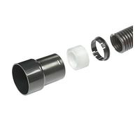 Trend Manguera flexible para aspiradora con adaptador, 3 m x 39 mm | Ideal para extracción de polvo y taller: manguera flexible de 3 m con adaptador incluido. CRT/4